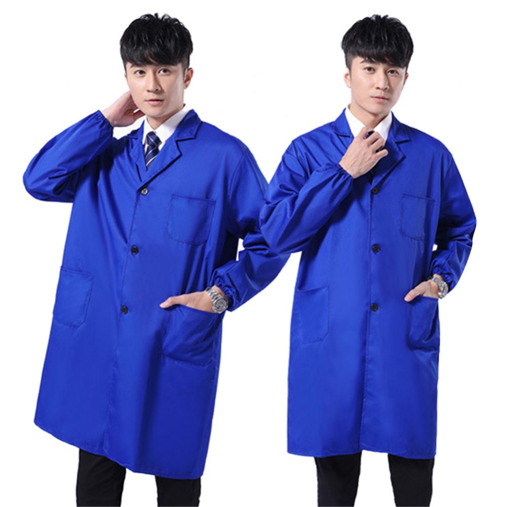 Medical Lab Coat - 방진 남성 작업복 긴 짧은 소매