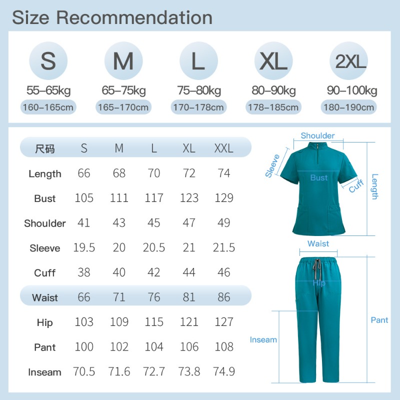 중성 의료용 반투명 스탠드 칼라 지퍼 디자인, 의사 및 - Medical Lab Coat 리뷰 및 가격