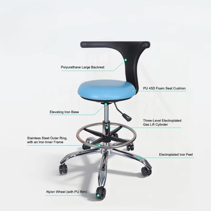 편안한 PU 쿠션 발판이 있는 가구용 의료 치과용 의자 - Medical Lab Chair 리뷰 및 가격