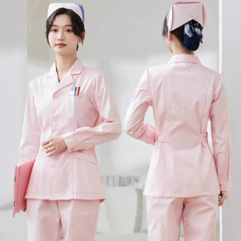 새로운 흰색 긴팔 간호사 유니폼 실험복 의사 유니폼 여 - Medical Lab Coat 리뷰 및 가격