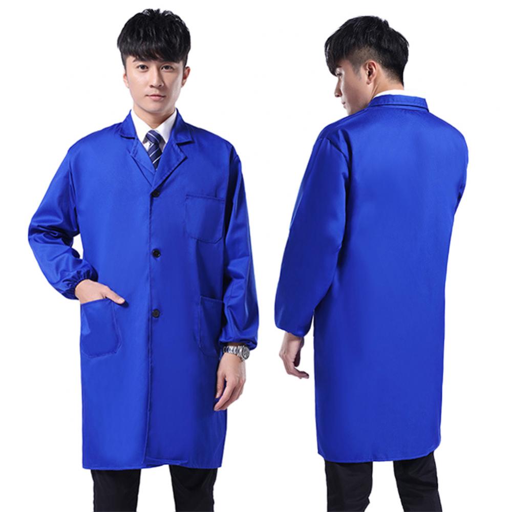 방진 남성 작업복 긴 짧은 소매 단추 주머니 창고 실험 - Medical Lab Coat 리뷰 및 가격