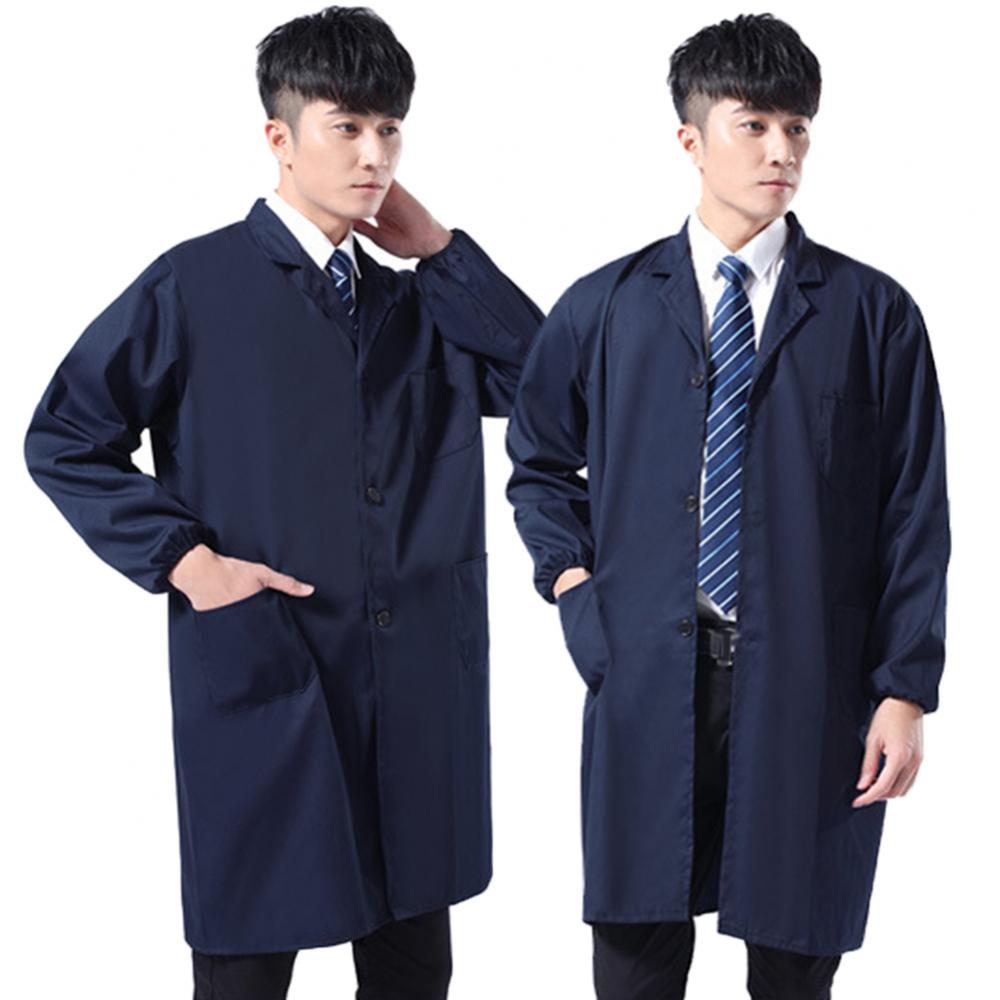 방진 남성 작업복 긴 짧은 소매 단추 주머니 창고 실험 - Medical Lab Coat 리뷰 및 가격