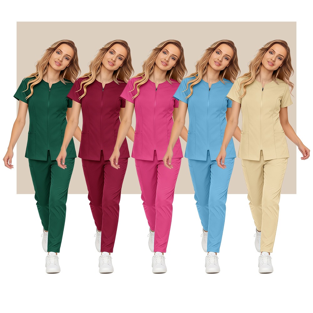 도매 의료용 스크럽 세트 스판덱스 스트레치 간호사 스크 - Medical Lab Coat 리뷰 및 가격