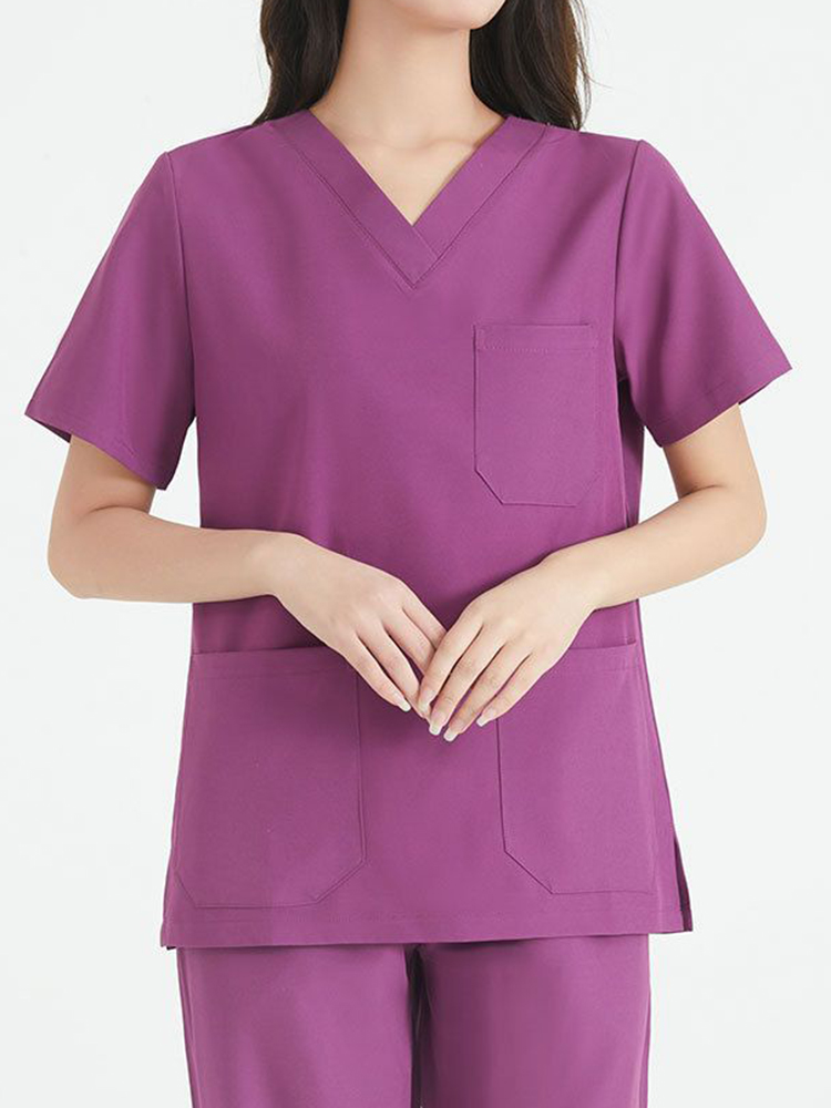 여성용 고급 신축성 상의 바지 수술실 의료 작업복 브러 - Medical Lab Coat 리뷰 및 가격
